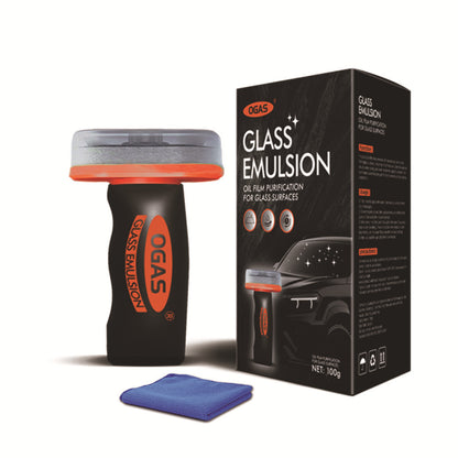 Automotive Handheld Oil Flmr Cream：Glass DecontaminationWithoutTraces,Window Oil Film Cleaning,FastCleaning