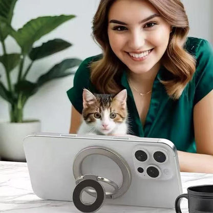 Double-Sided Magnet,Smartphone Stand, Foldable Kickstand, MagSafeCompatible, Foldable