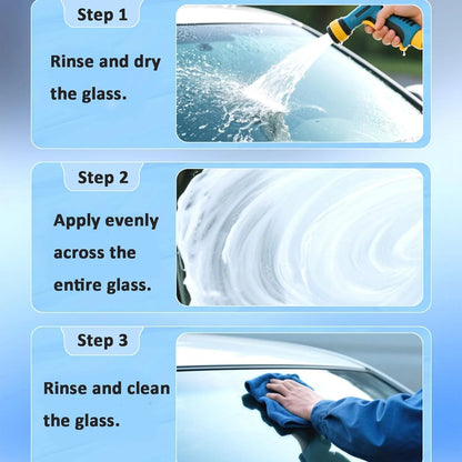 Automotive Handheld Oil Flmr Cream：Glass DecontaminationWithoutTraces,Window Oil Film Cleaning,FastCleaning