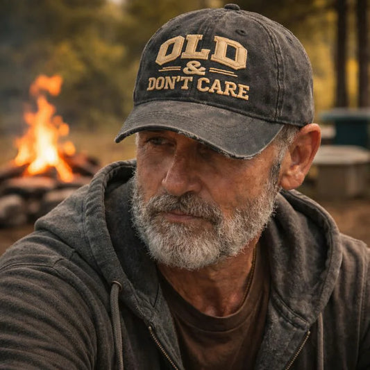 Old Fuckers Club Vintage Embroidered Cap