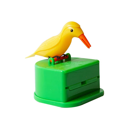 Creative Bird Toothpick Dispenser – Automatic "Pecking" Toothpick Holder –