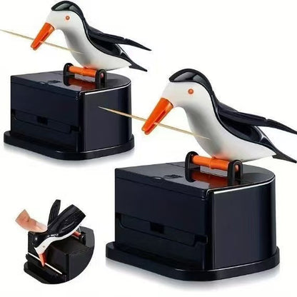 Creative Bird Toothpick Dispenser – Automatic "Pecking" Toothpick Holder –