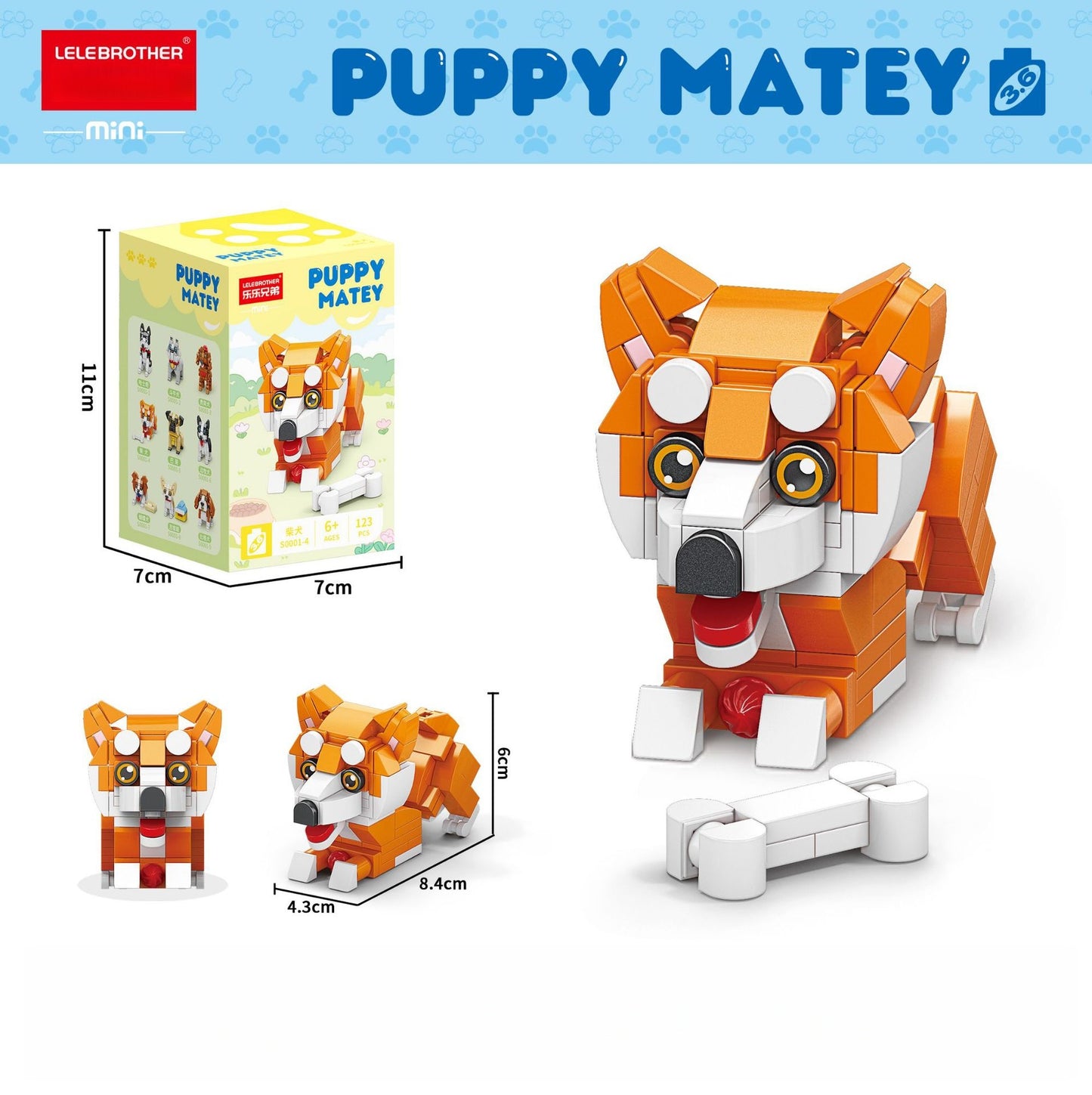 DIY Mini Dog Building Block Set – The Perfect Desk Companion & Keepsake