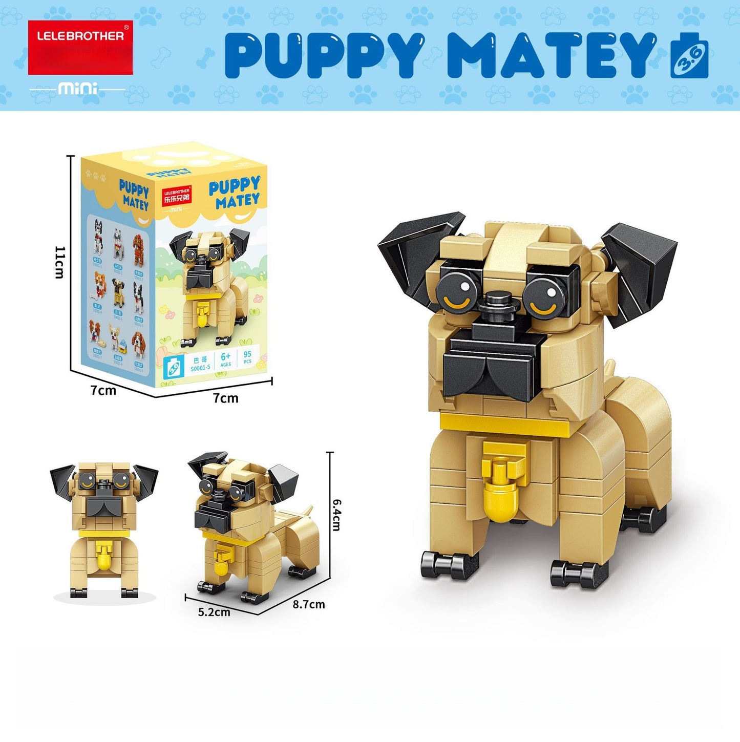 DIY Mini Dog Building Block Set – The Perfect Desk Companion & Keepsake