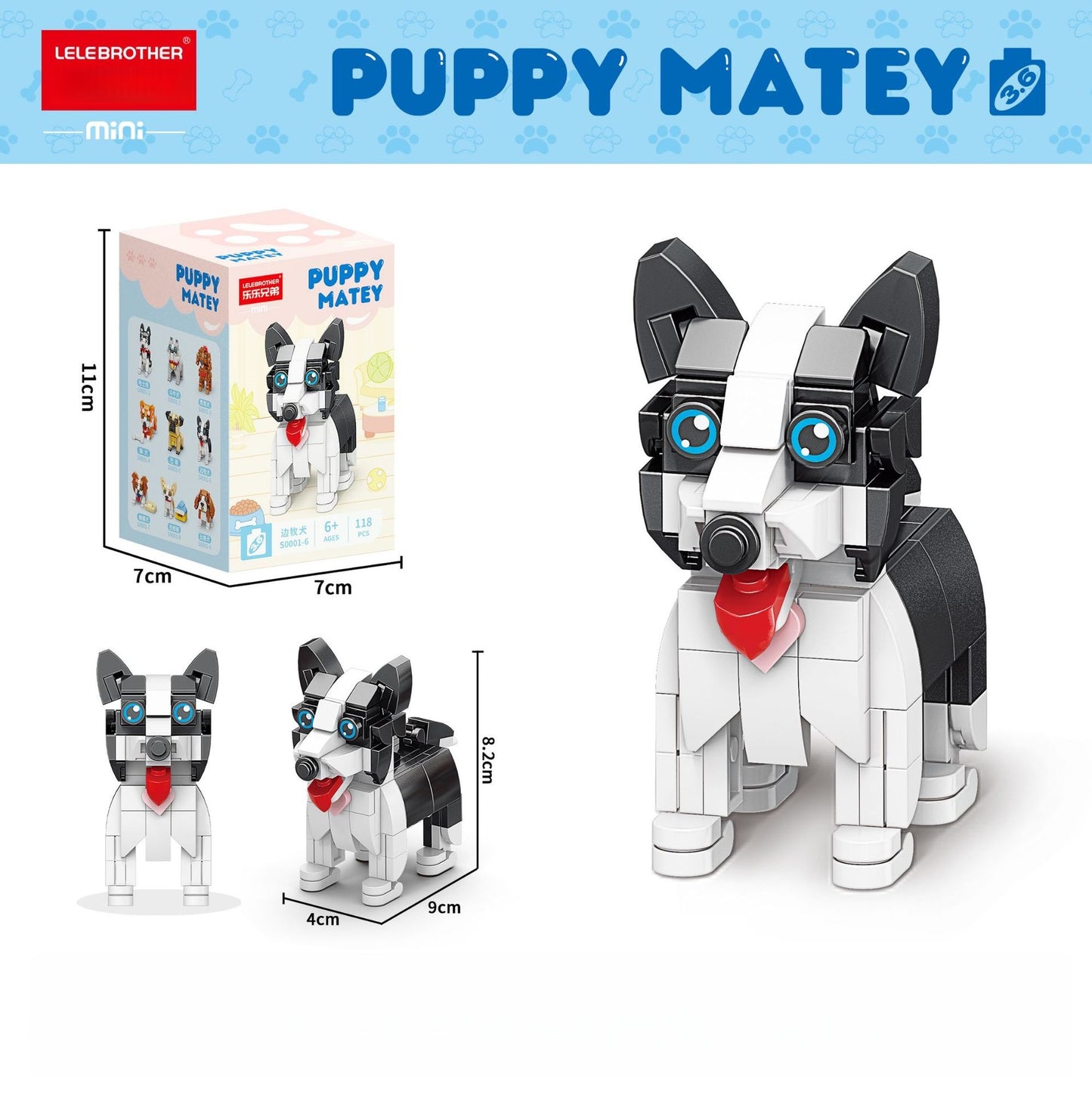 DIY Mini Dog Building Block Set – The Perfect Desk Companion & Keepsake