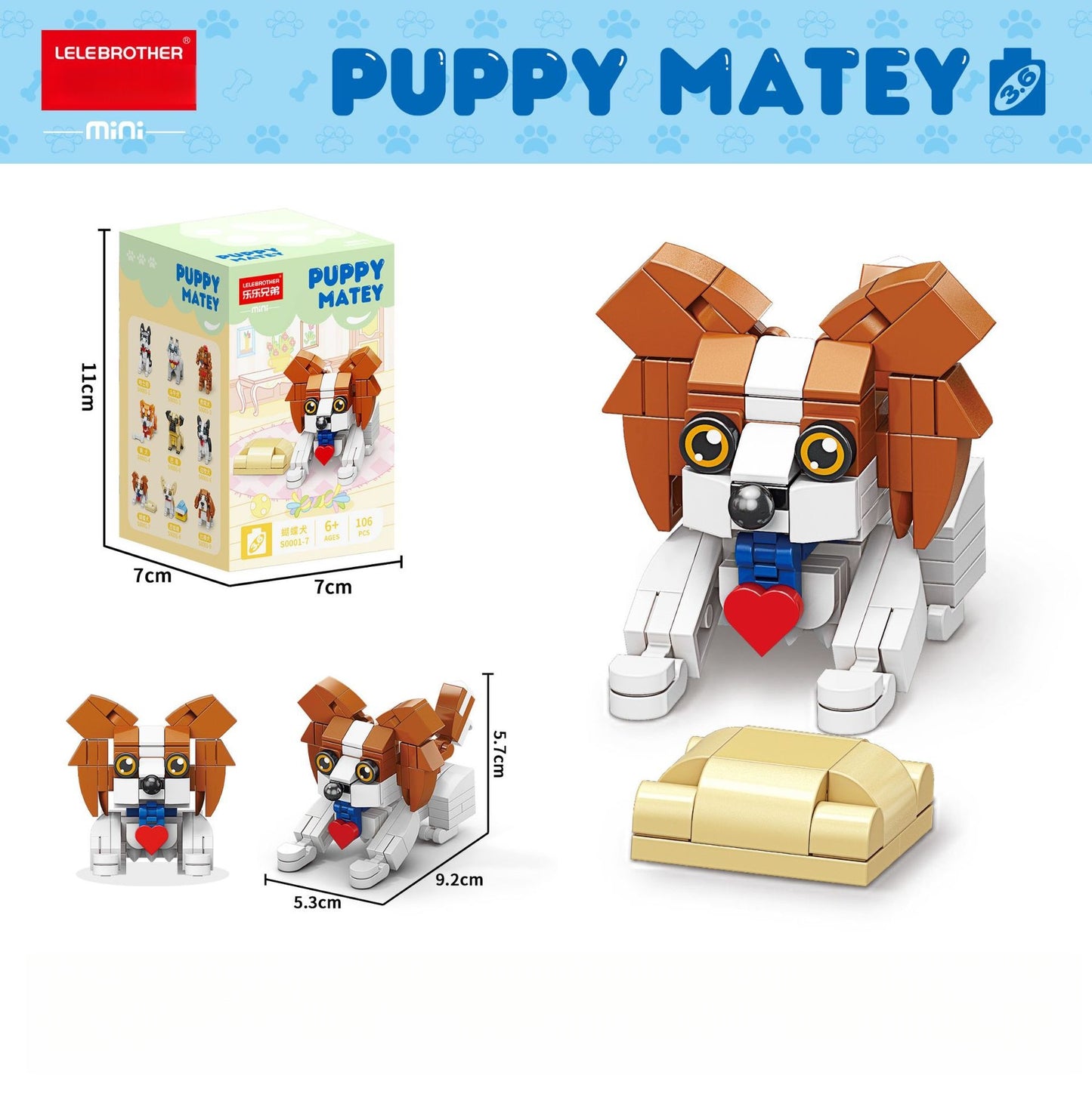 DIY Mini Dog Building Block Set – The Perfect Desk Companion & Keepsake