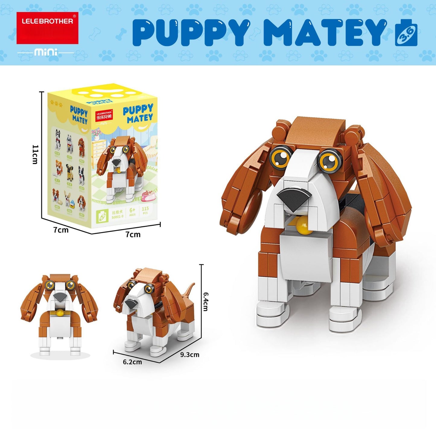DIY Mini Dog Building Block Set – The Perfect Desk Companion & Keepsake