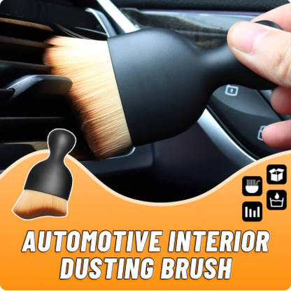 Ultra-Soft Car Interior Detailing Brush – Scratch-Free Dust Removal Tool
