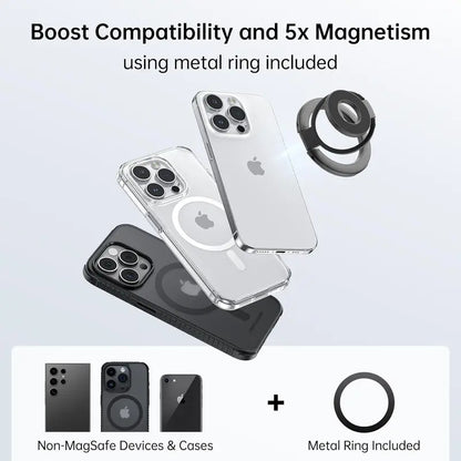 Double-Sided Magnet,Smartphone Stand, Foldable Kickstand, MagSafeCompatible, Foldable