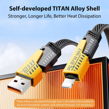 4 in 1 Fast charging Cable PD65W 1.5MLength (usB-A, Type C, Lightning)