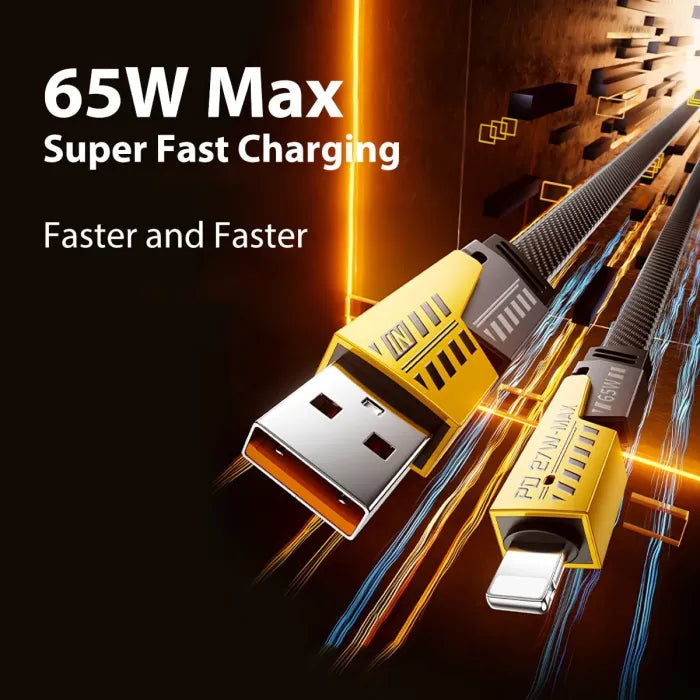 4 in 1 Fast charging Cable PD65W 1.5MLength (usB-A, Type C, Lightning)