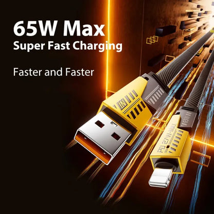 4 in 1 Fast charging Cable PD65W 1.5MLength (usB-A, Type C, Lightning)